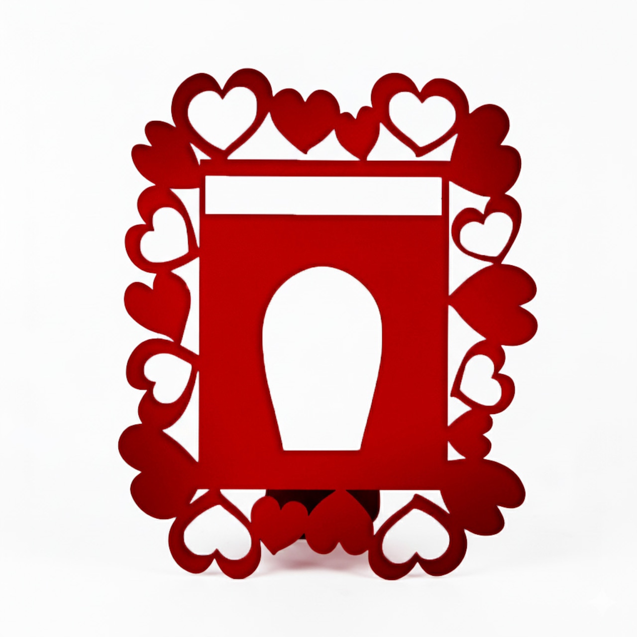 Arti e Mestieri  フォトフレーム（ハート）小　レッド  273-06