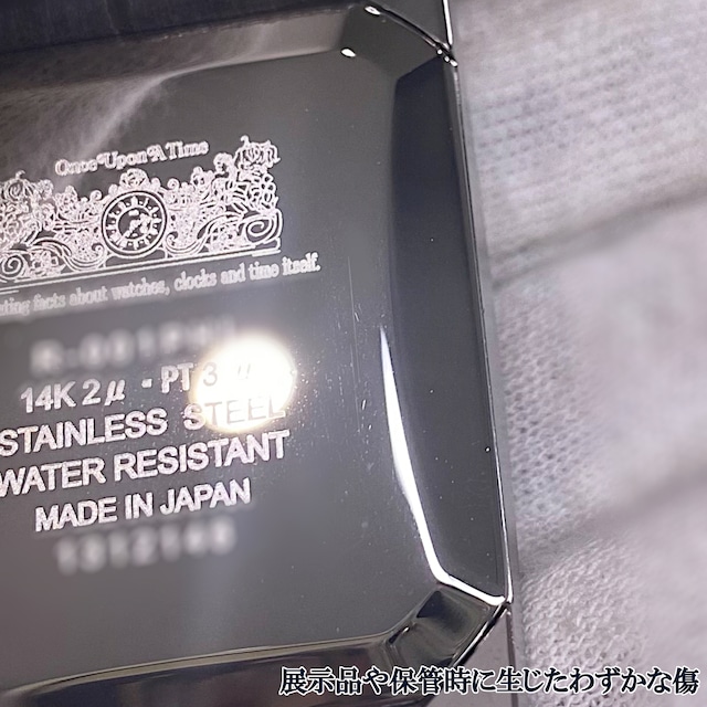【訳あり品／展示品／小傷変色あり】本数限定特価 レクタンギュラー|プラチナホーニングレザー(ブラック)