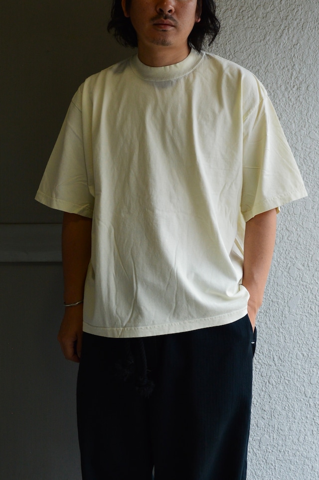 SHAKA WEAR garment dye 7.5oz drop wide fit heavy weight tee USA cotton NATURAL シャカウェアー ガーメントダイ Tシャツ 生成り