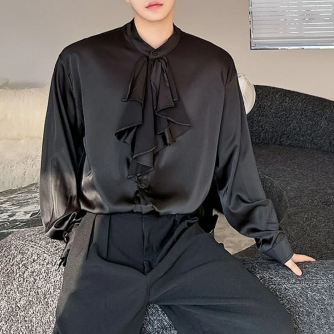 ★dear.gackt.zzz】コットンフリルカラーシャツsizeFREE ヘムフリルシャツ｜PETAL ONLINE（ペタルオンライン）