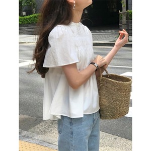 gathered pullover blouse　10748