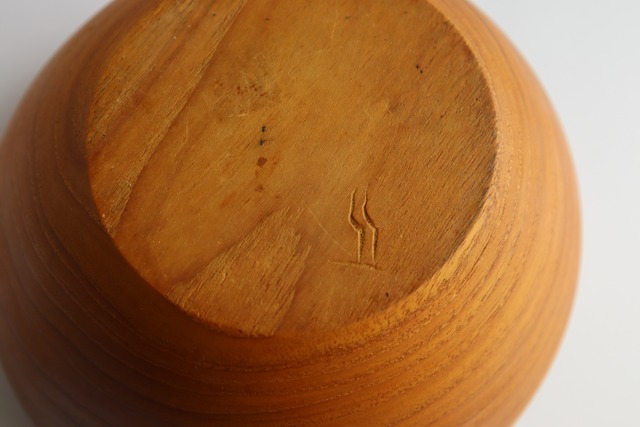 Stig Sandkvist「Teak Bowl」