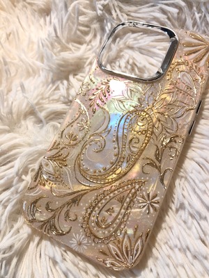 【iPhoneケース】ペイズリー