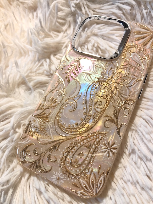 【iPhoneケース】ペイズリー