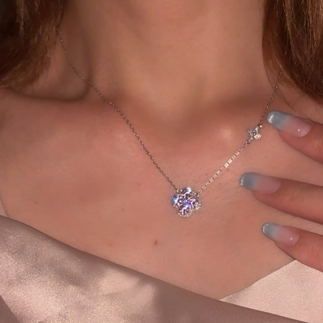 shine clover necklace | milcy（ミルシー） 大人フェミニン