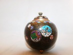 丸紋七宝香炉 cloisonné enamel incense burner