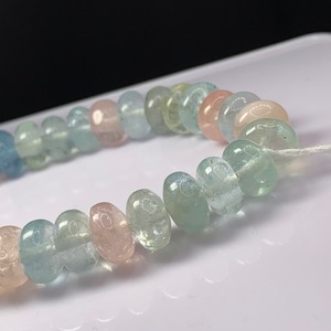 ボタンタイプ♪ミックスベリルブレスレット