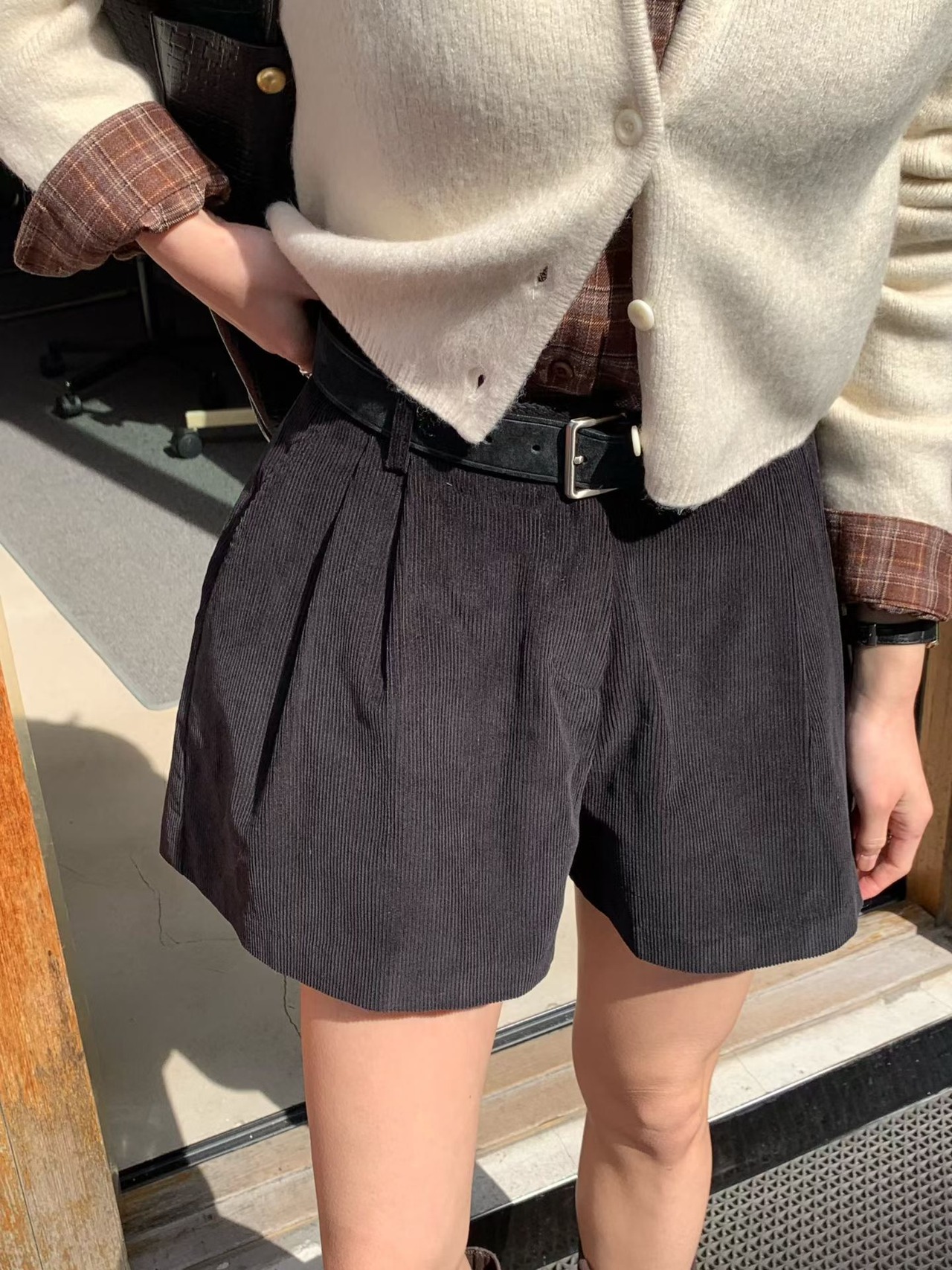 (予約) signature / Pikabu Corduroy Shorts 2color