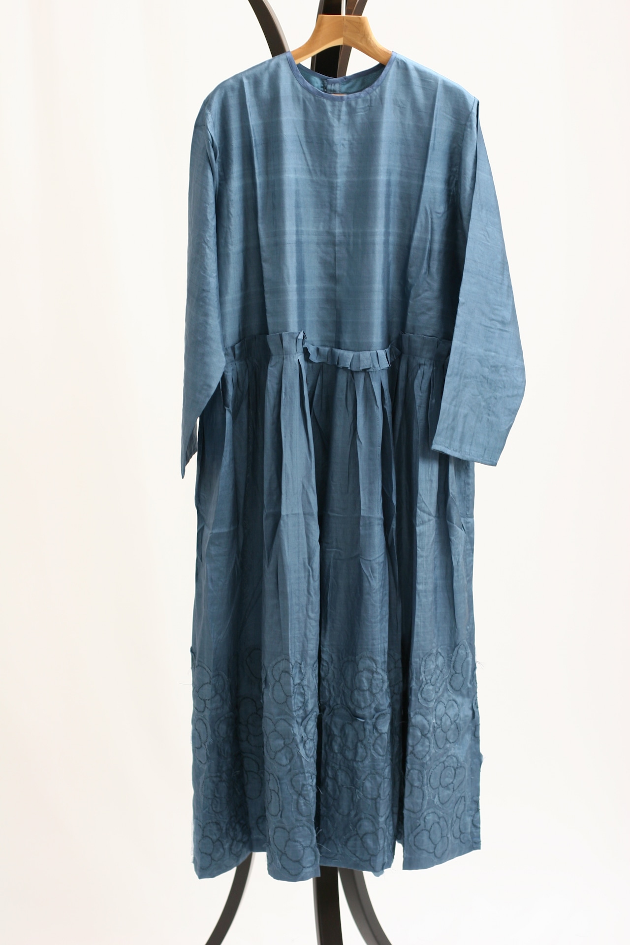 【BUNON】Khadi Silk Flower Dress(BN2652)