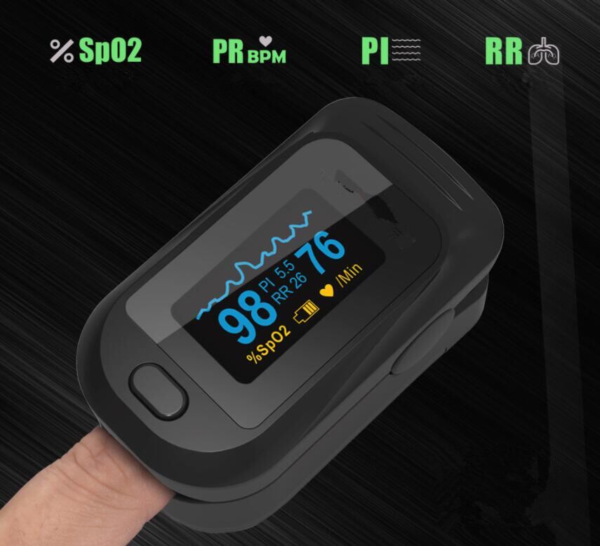 日本語説明書付き酸素飽和メーター(非医療機器) 心拍計 指 脈拍 測定器 家庭用