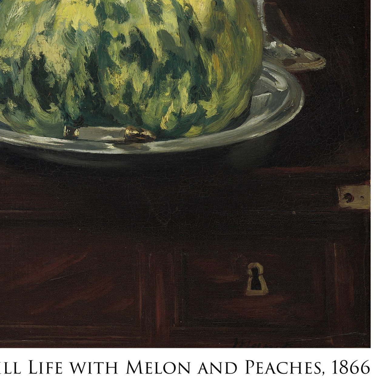 エドゥアール・マネ メロンと桃のある静物 アートポスター 名画 絵画 アートパネル AP270 - 6