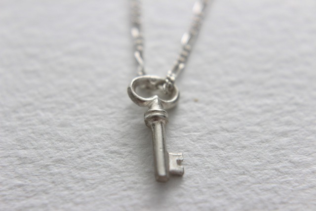 Tiny Star & Key Necklace