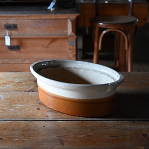 Gratin Dish / グラタン ディッシュ〈 フランス食器・皿・フランスアンティーク・アンティークプレート・ブロカント・ヴィンテージ 〉114119