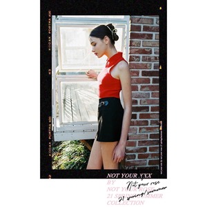 [NOT YOUR ROSE] Collar cropped knit (red) 正規品 韓国ブランド 韓国代行 韓国通販 韓国ファッション トップス