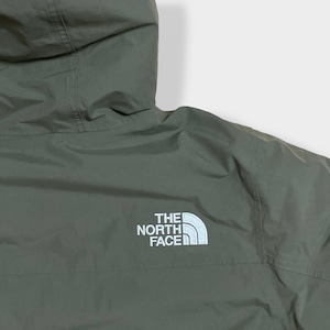 【THE NORTH FACE】 STOVER JACKET グースダウン 550フィル US限定 日本未発売 カーキ 刺繍ロゴ  DRY VENT カーキ アウター L アウトドア ノースフェイス US古着