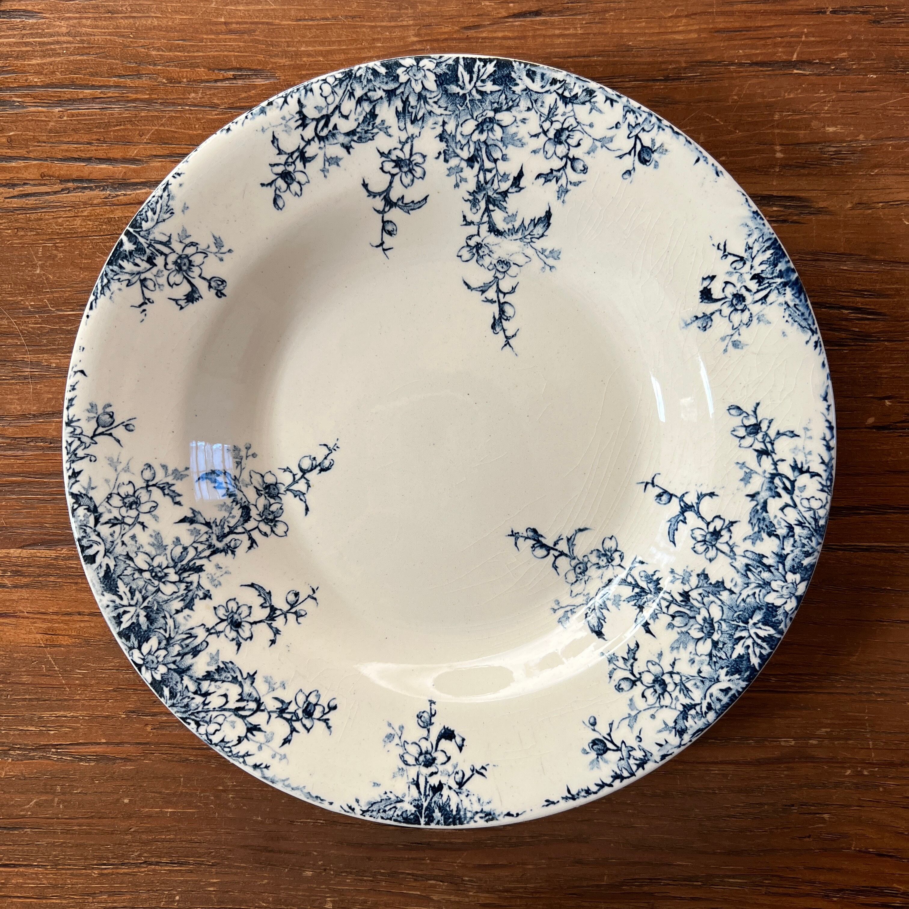 人気のジアン スープ皿（B） アンティークプレート フランスアンティーク