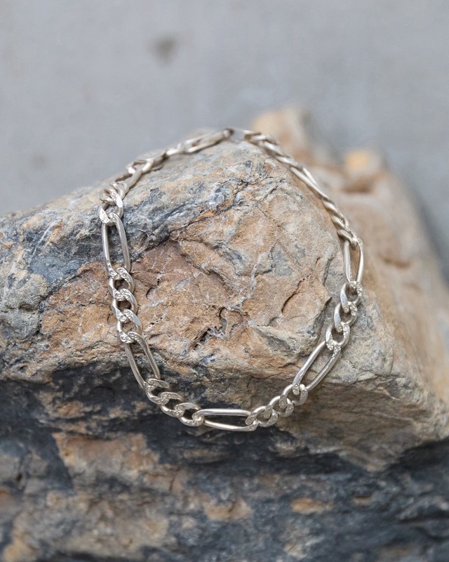 VINTAGE 925 SILVER CHAIN BRACELET