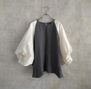 ボリュームスリーブプルオーバー　袖丈50cm