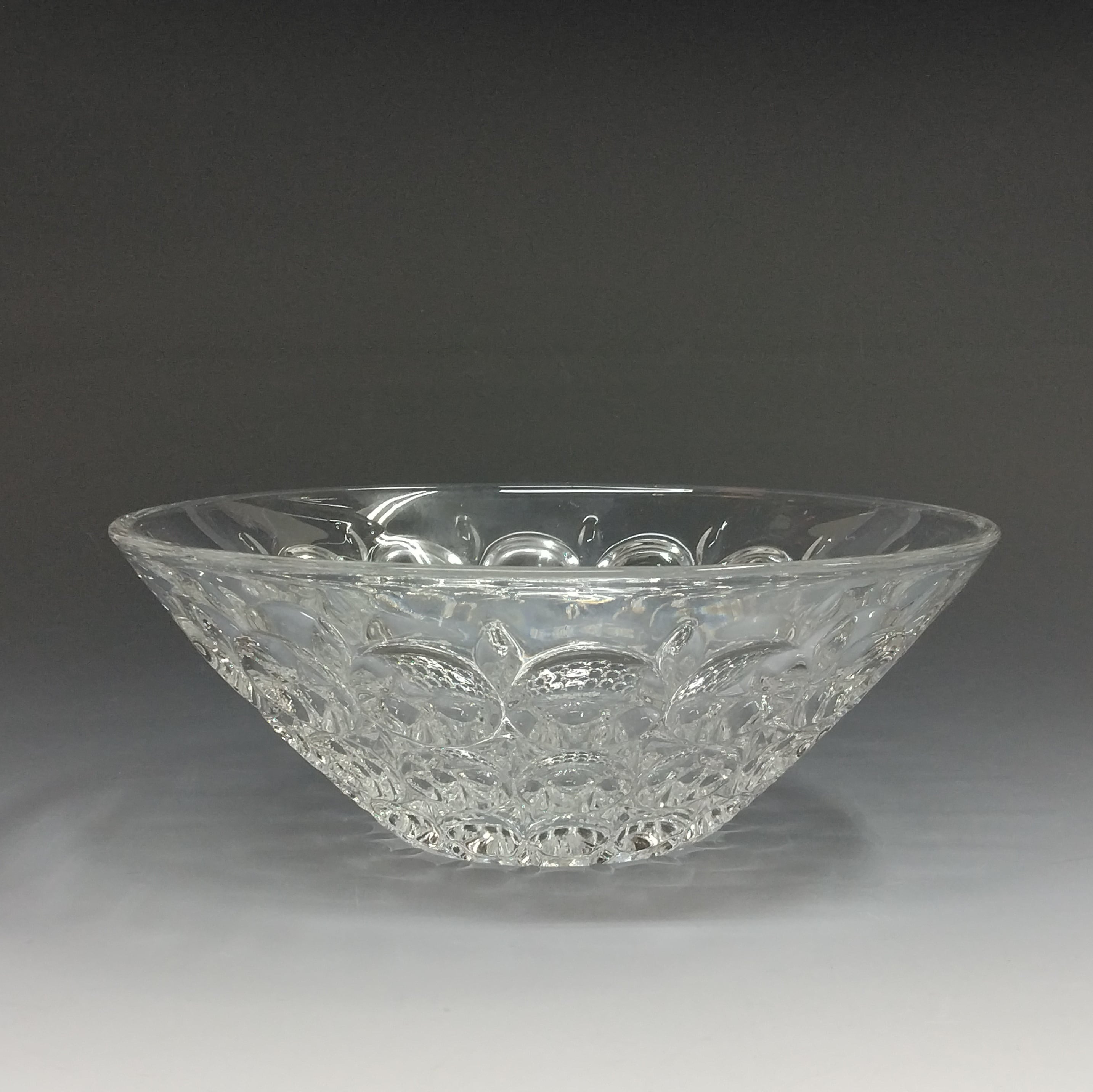 昭和レトロ 水玉ガラス 18.5㎝ 鉢/ ボウル 1客 dby14696-k | こがん堂