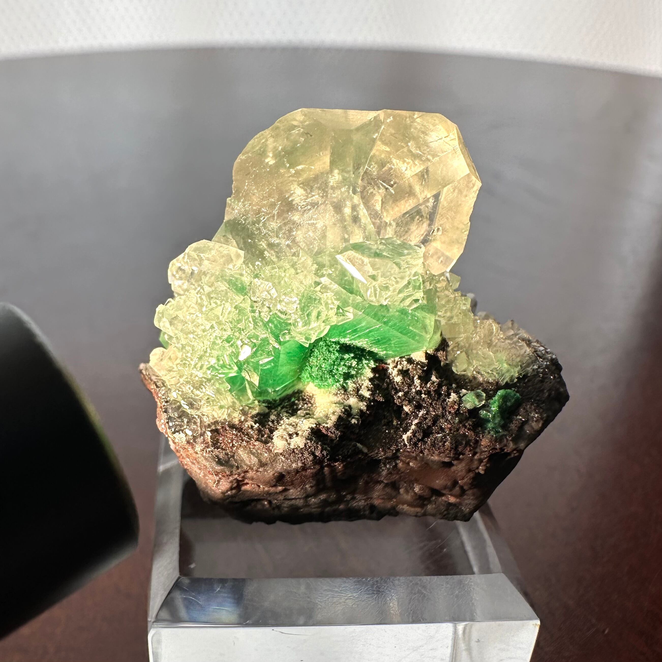 カルサイト / マラカイト【Malachite in Calcite】ナミビア産