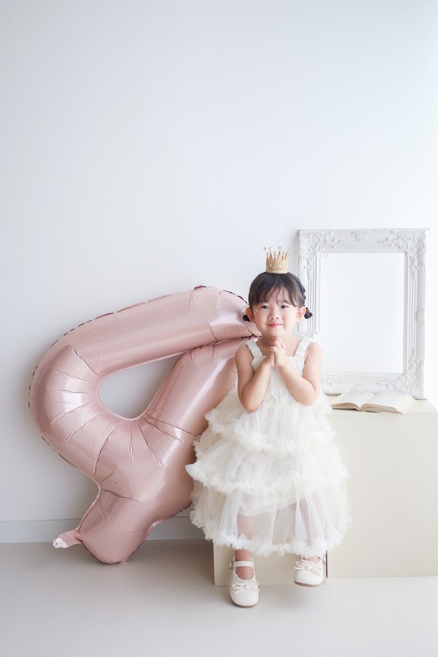 即納くすみcolor number balloon ≪pink≫一部お取り寄せ