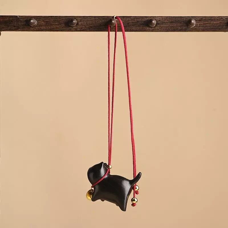 木製 ネコチャーム