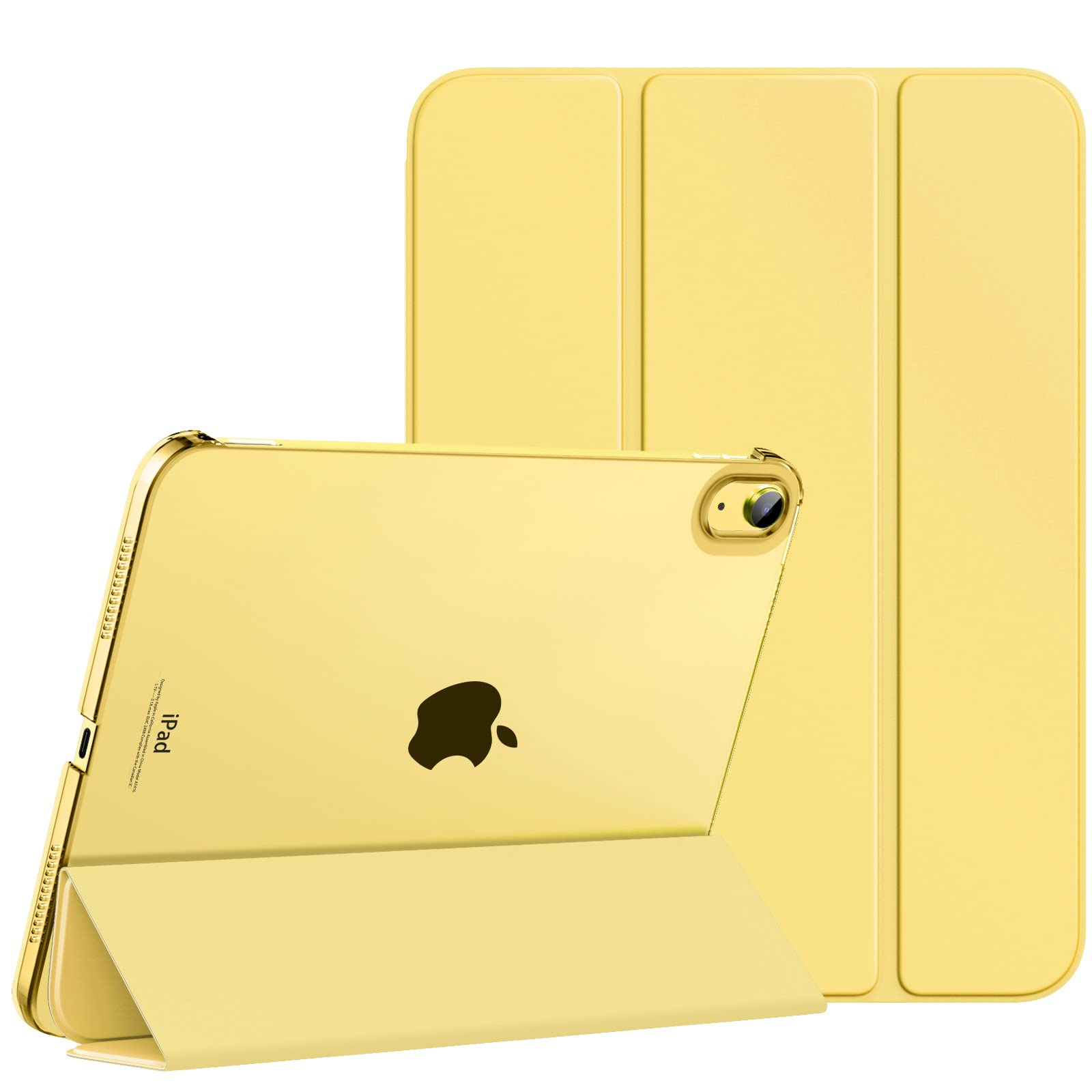 MoKo iPad 第11世代 (A16) ケース、iPad 第10世代 ケース 11/10.9インチ 2025/2022 Yellow