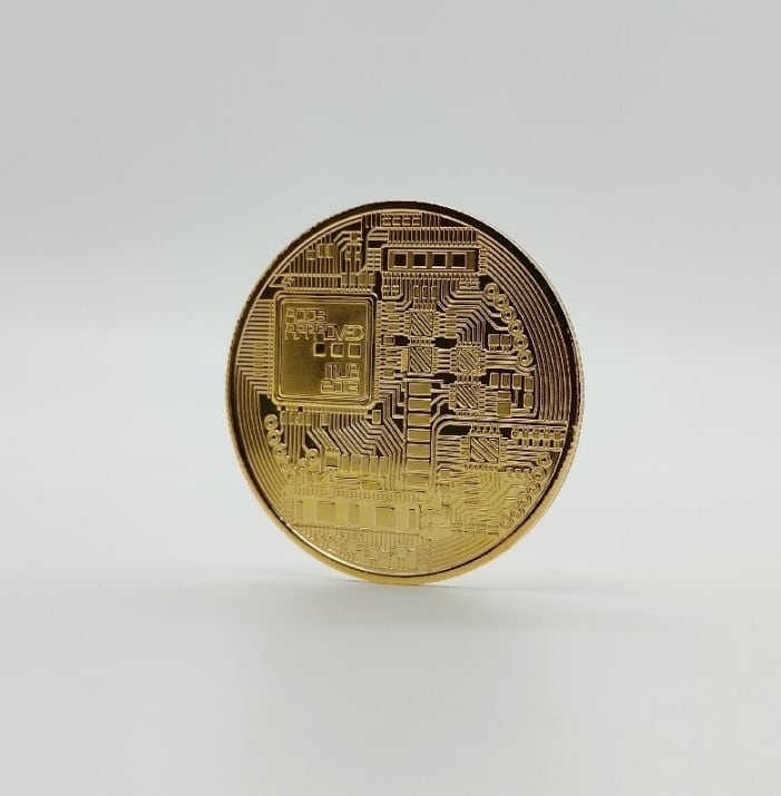 仮想通貨 ethereum イーサリアム 金メッキ レプリカ金貨 記念メダル 