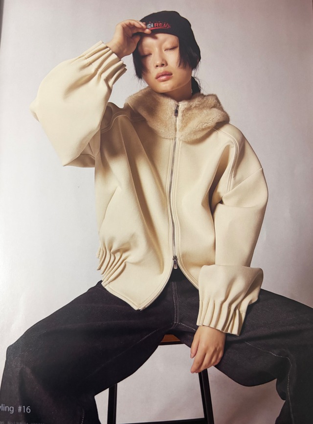 フェイクファーフードショートコート/No.1258014