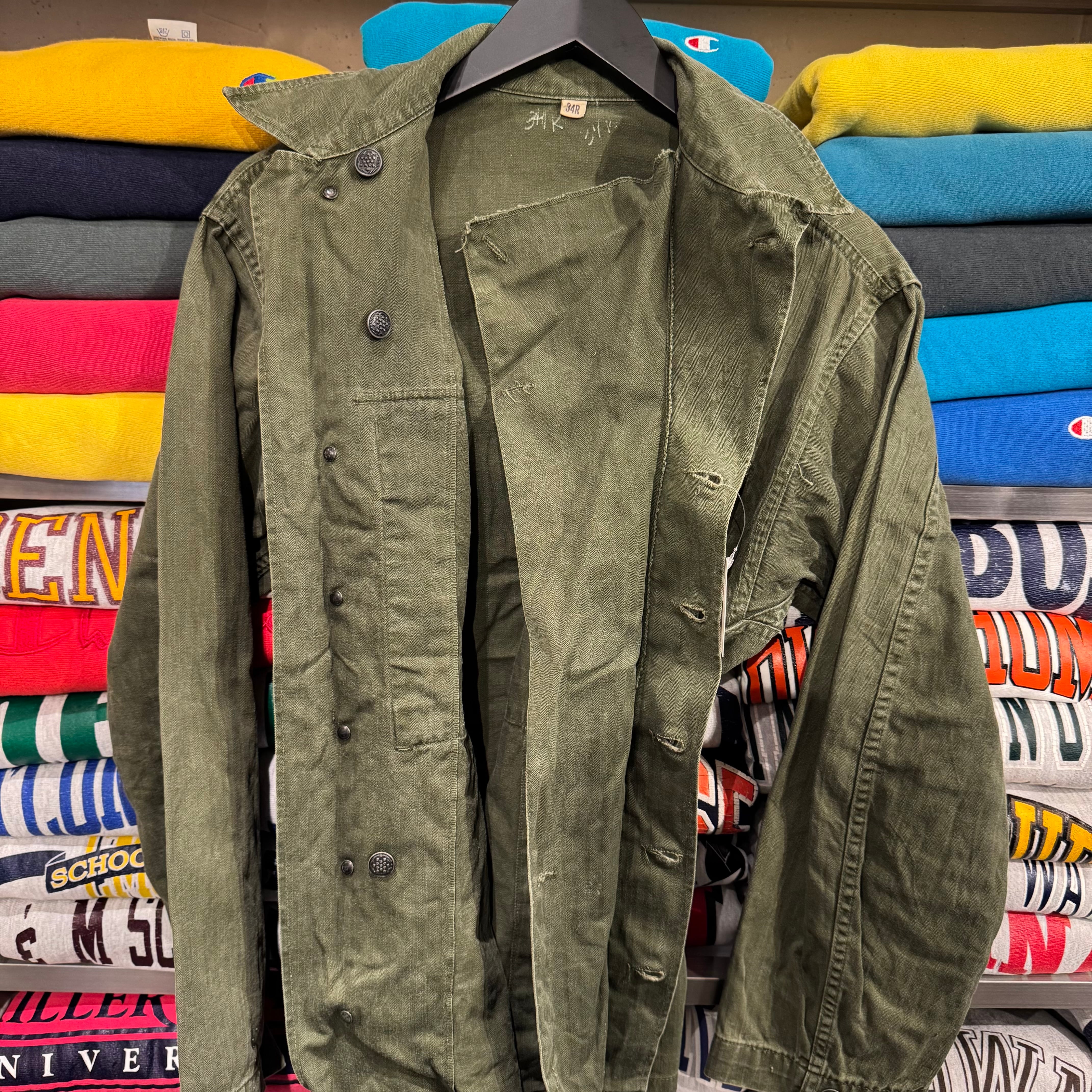 40s U.S.ARMY M-43 HBT JACKET (34R) | BerBerJin / & BerBerJin