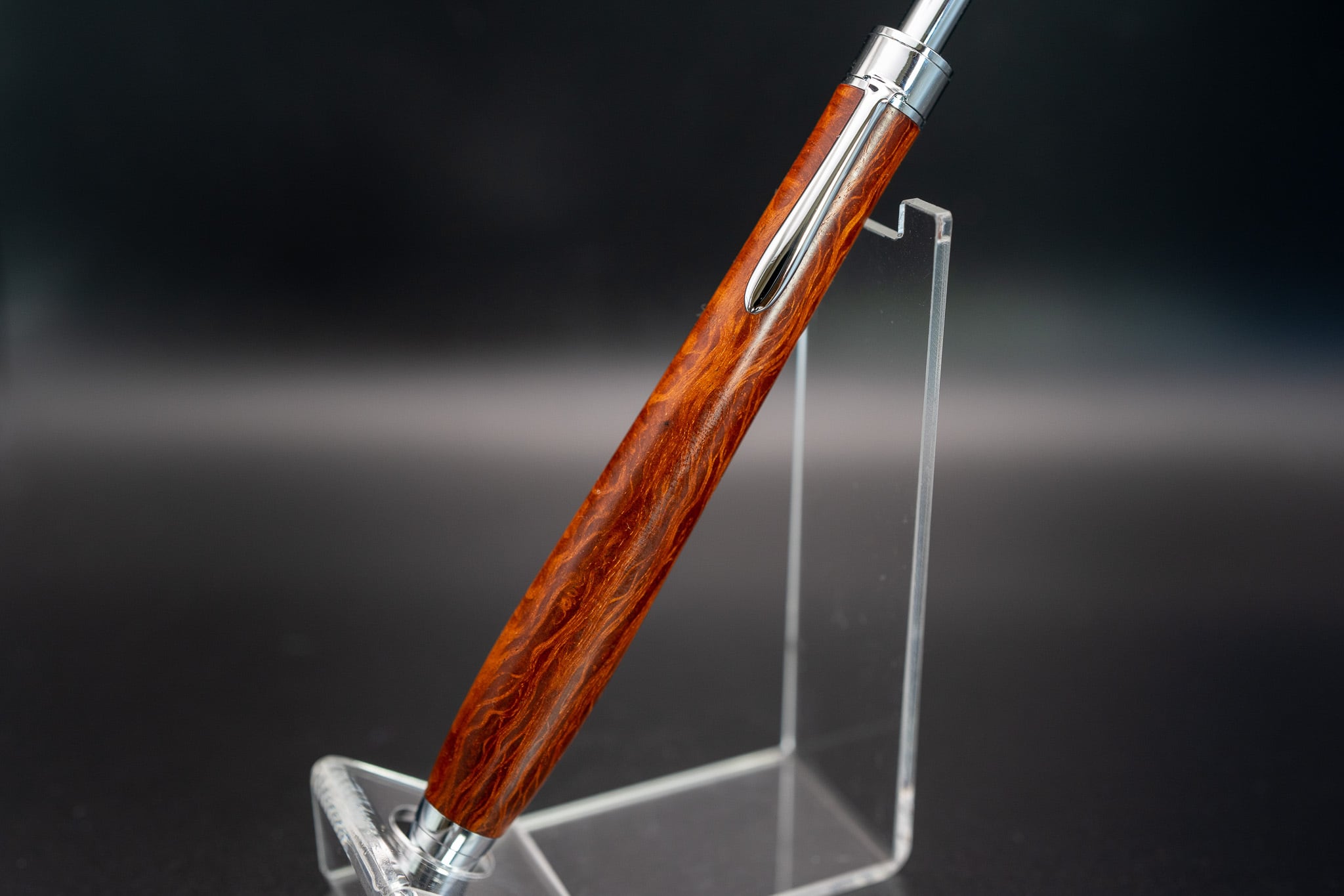 強さと美しさの象徴】シーオーク 極上 silver BP | 木軸ペン工房 金杢犀