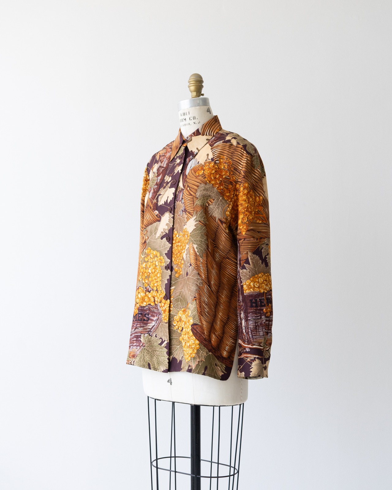 〈Hermès by martin margiela〉Silk Shirt