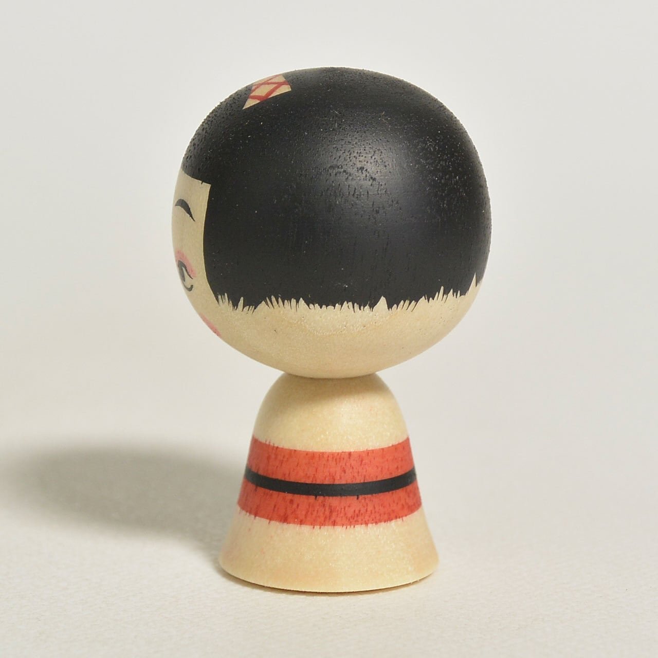 小寸こけし（ミニこけし） 約1寸 約3.5cm 鈴木明 工人（作並系）#2555