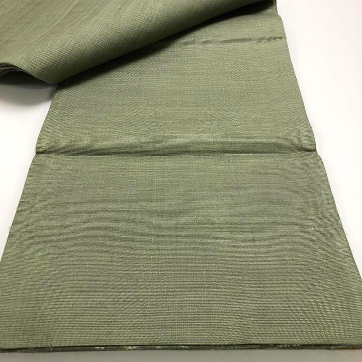 袋帯 洒落帯 紬 かわいいミミズク 島松鼠色 O-1978