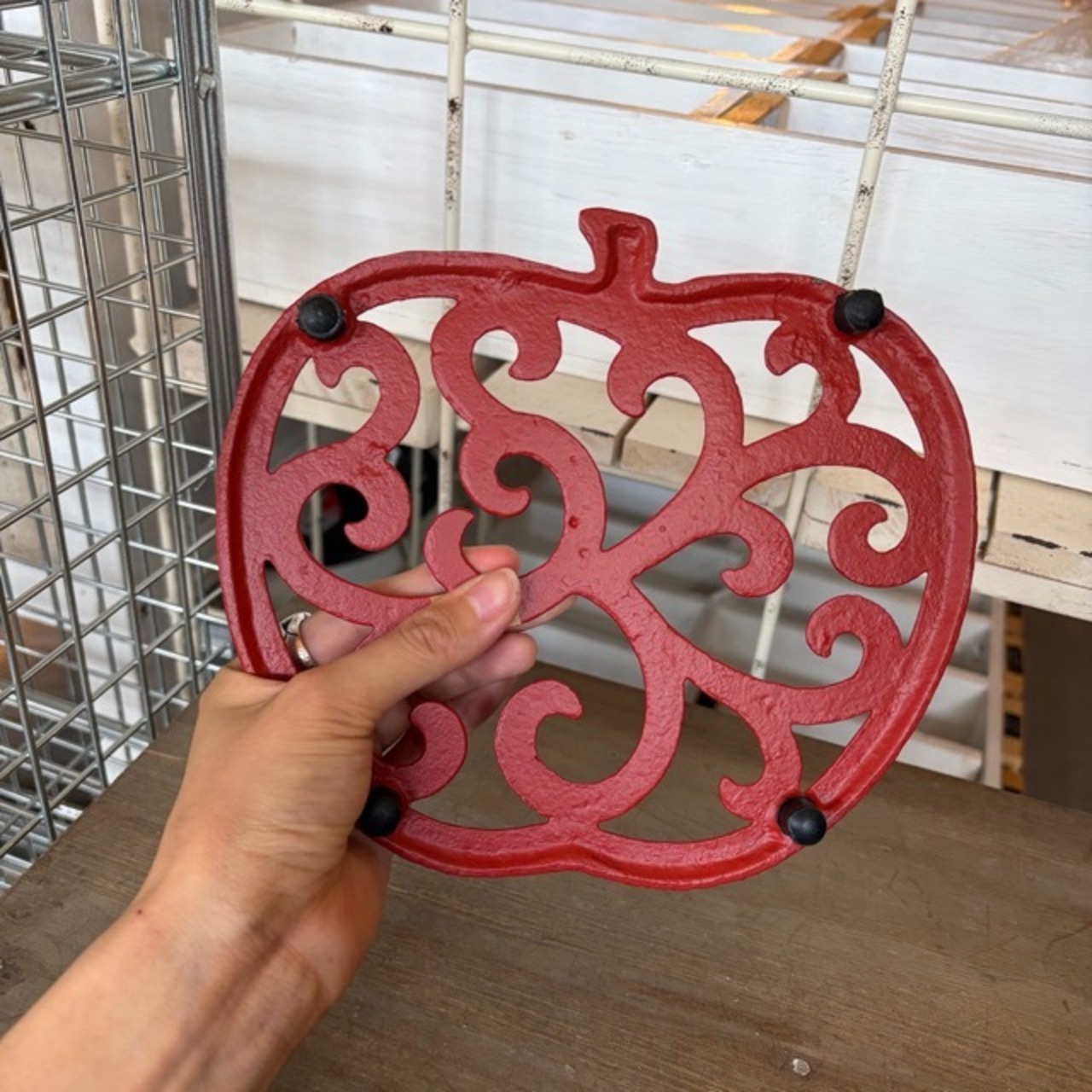 コベントアイアン トリベット アップル　鍋敷き　林檎　りんご　trivet 　apple