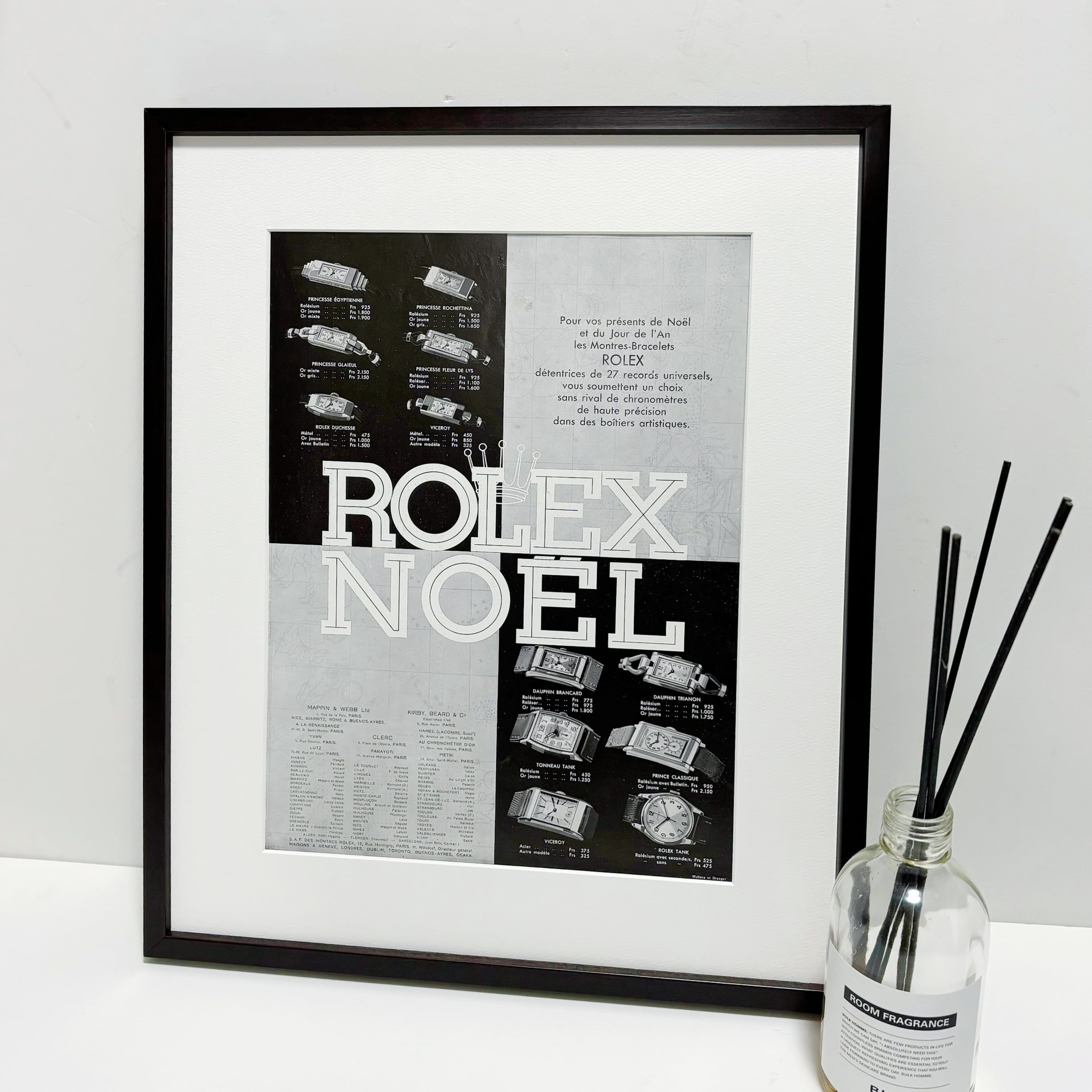 1935 広告＞Rolex ロレックス ポスター ヴィンテージ アートポスター