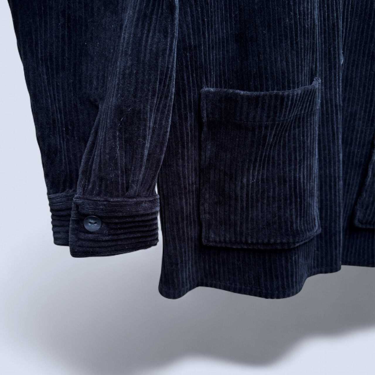LIZSPORT BLACK CORDUROY JACKET