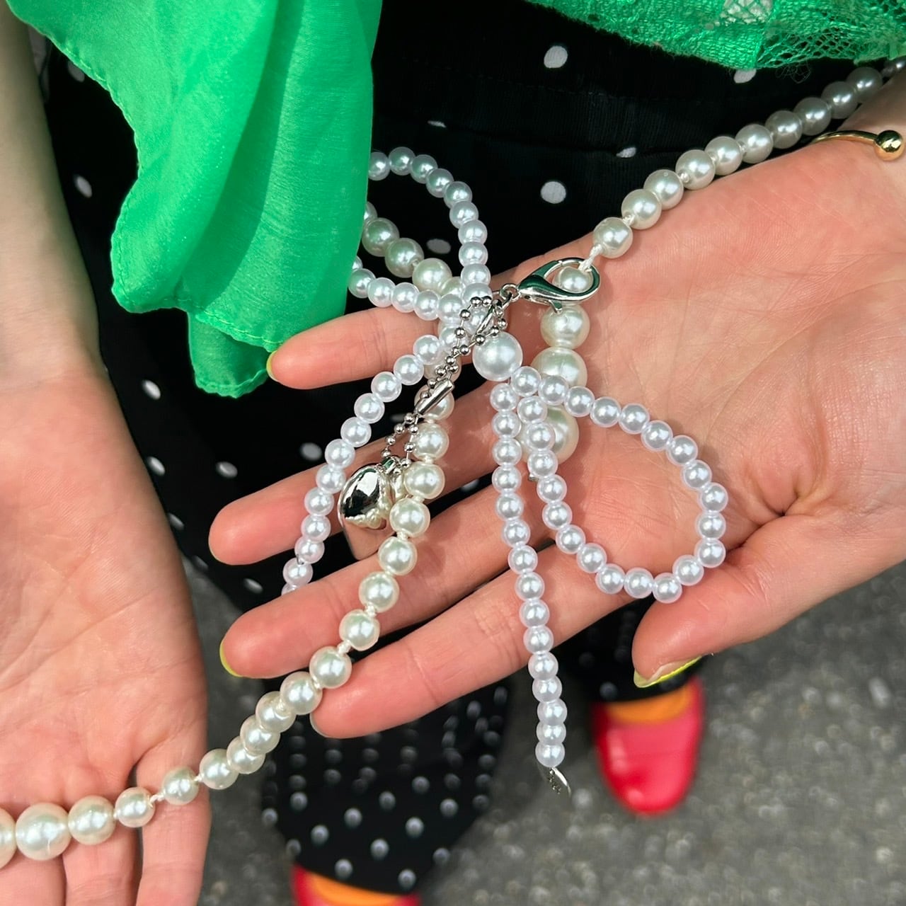 パールリボンベルト_LN02843 | lanan(ラナン)