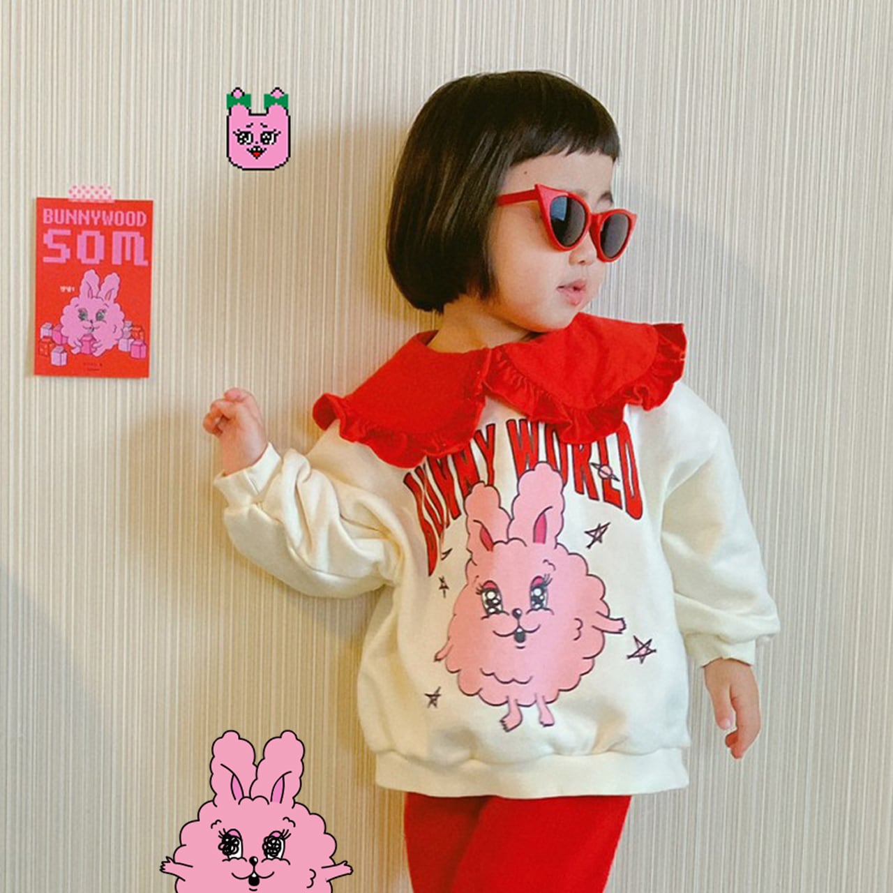 BUNNYWOOD SOM MTM | RYOKKUMi.りょくみ/韓国子供服