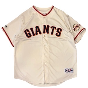 【Dead stock】90s〜00s MAJESTIC BASEBALL SHIRT / 90〜00年代 マジェスティック ベースボールシャツ MLB