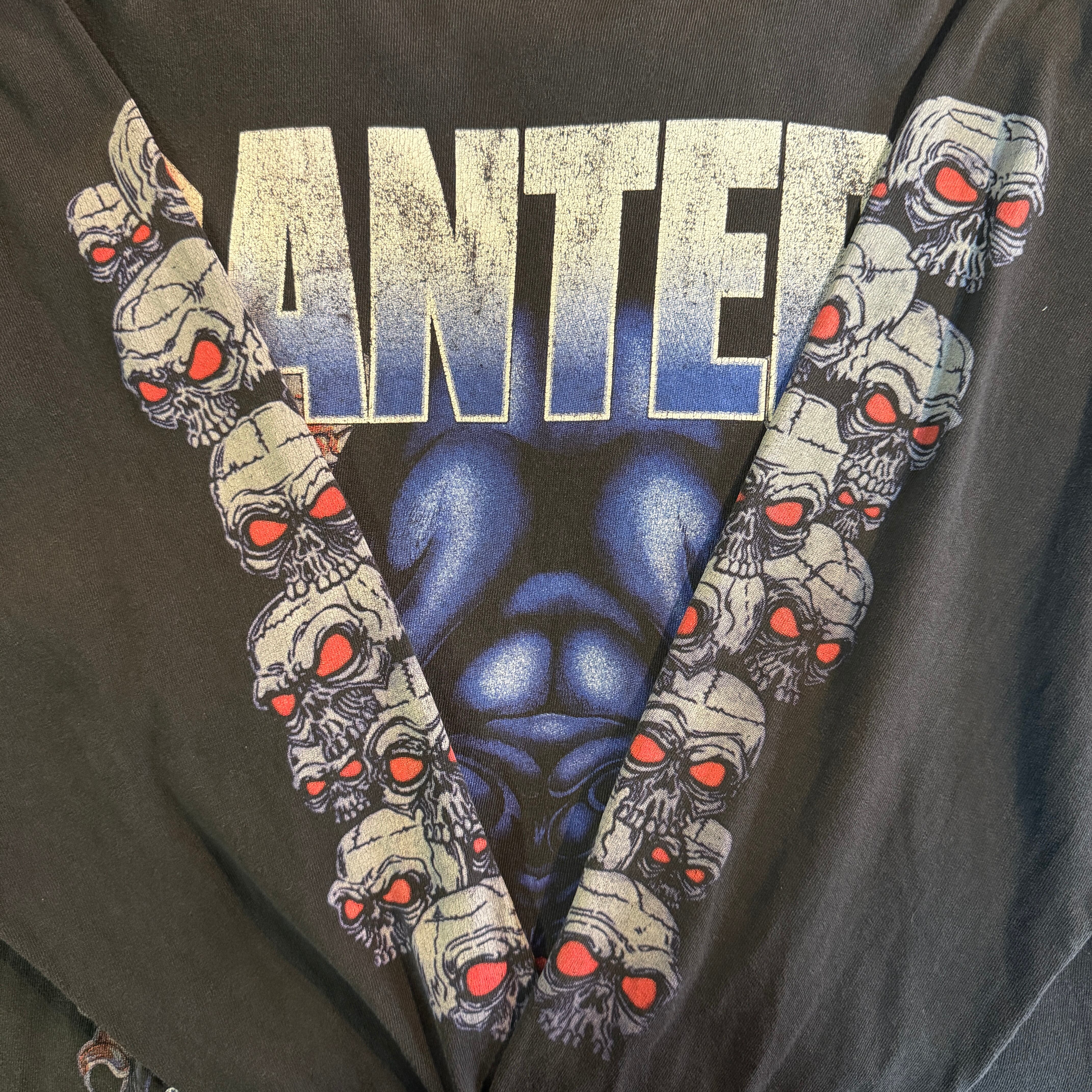 PANTERA】パンテラ PANTHER SKULL GRAPHIC ロングスリーブ Tシャツ XL