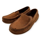 REGAL リーガル ヌバック モカシン スエード レザー スリッポン 24.0 /キャメル/日本製/レディース