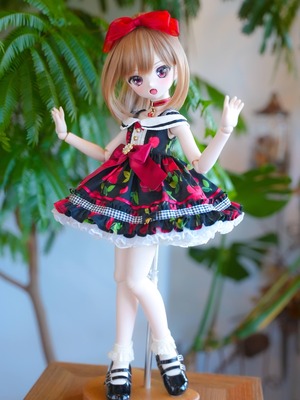 MDD / KUMAKO【こんちぇると☆ドレス（さくらんぼカラー）】【Concert Dresses (cherry color)】
