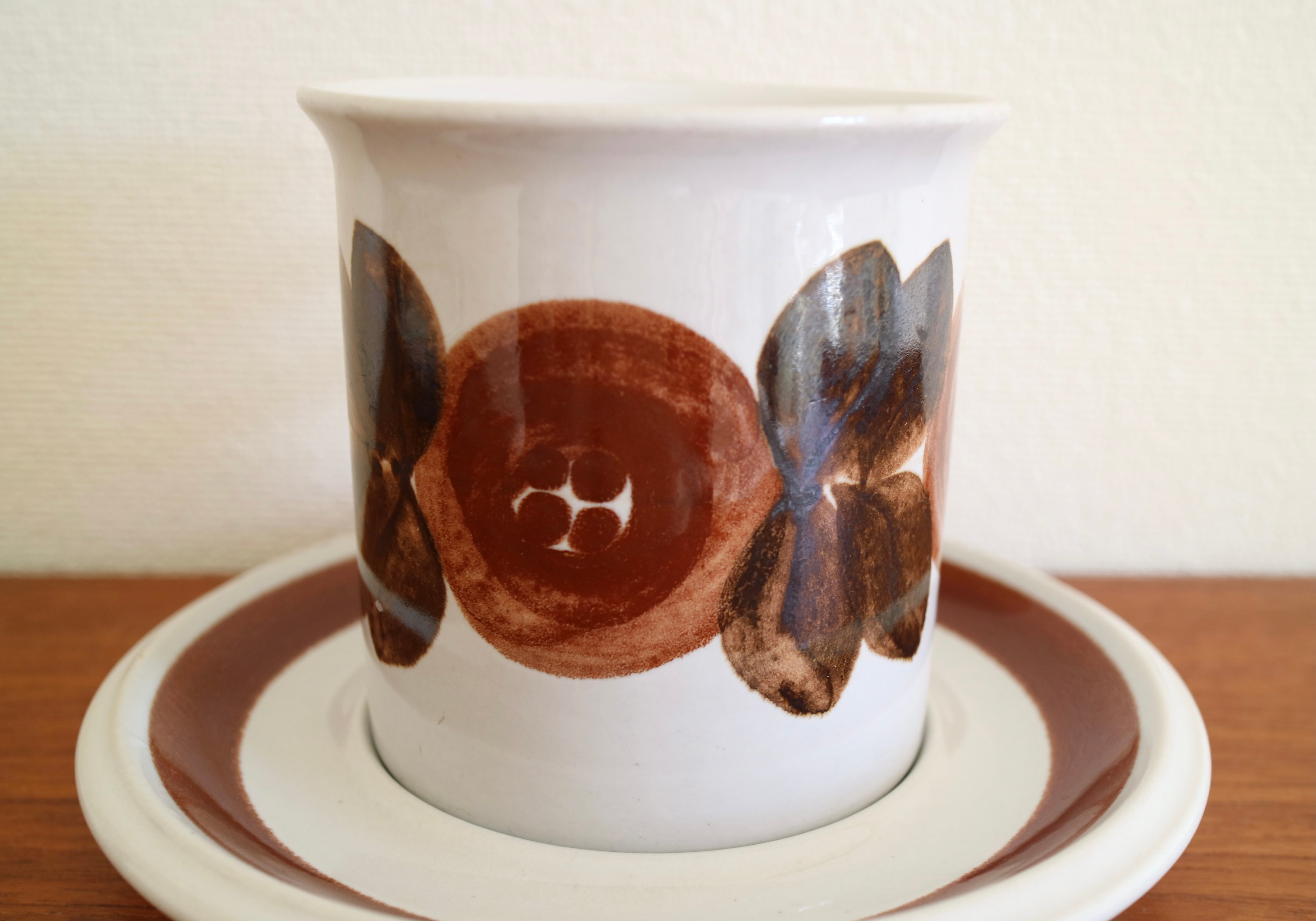 ARABIA アラビア / Rosmarin ロスマリン / モーニングカップ&ソーサー