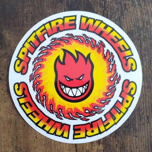 【ST-1095】Spitfire Wheels Skateboard sticker スピットファイア スケートボード ステッカー OG Fireball