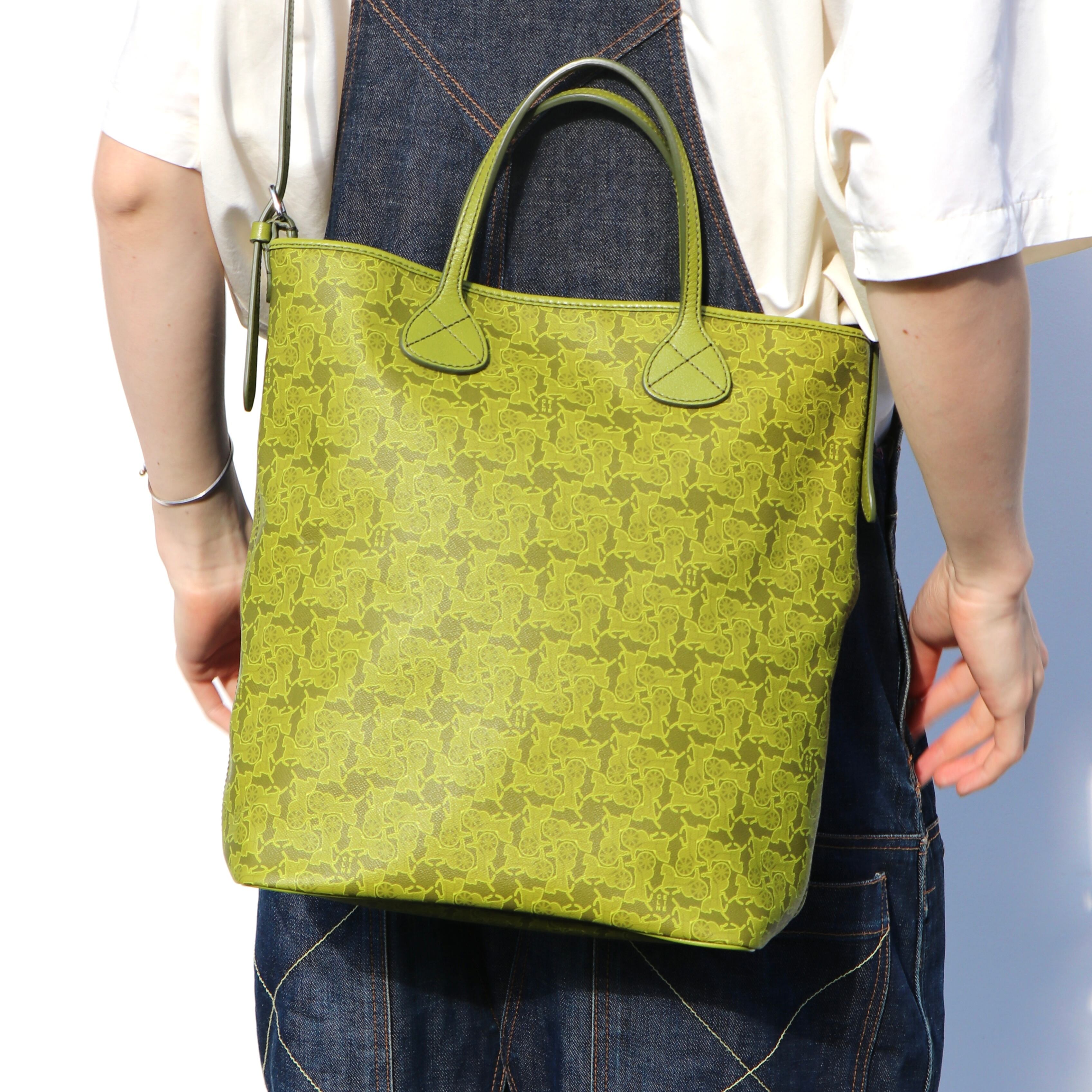 CELINE サルキートートバッグ グリーン セリーヌ | 2122 