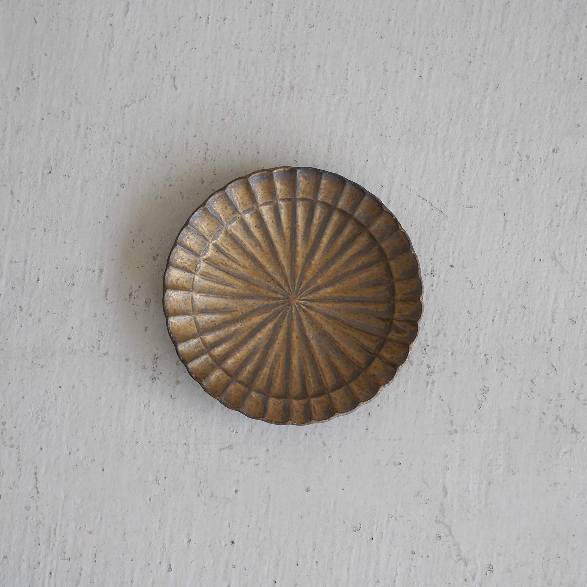 水野幸一 銅彩釉 モール皿