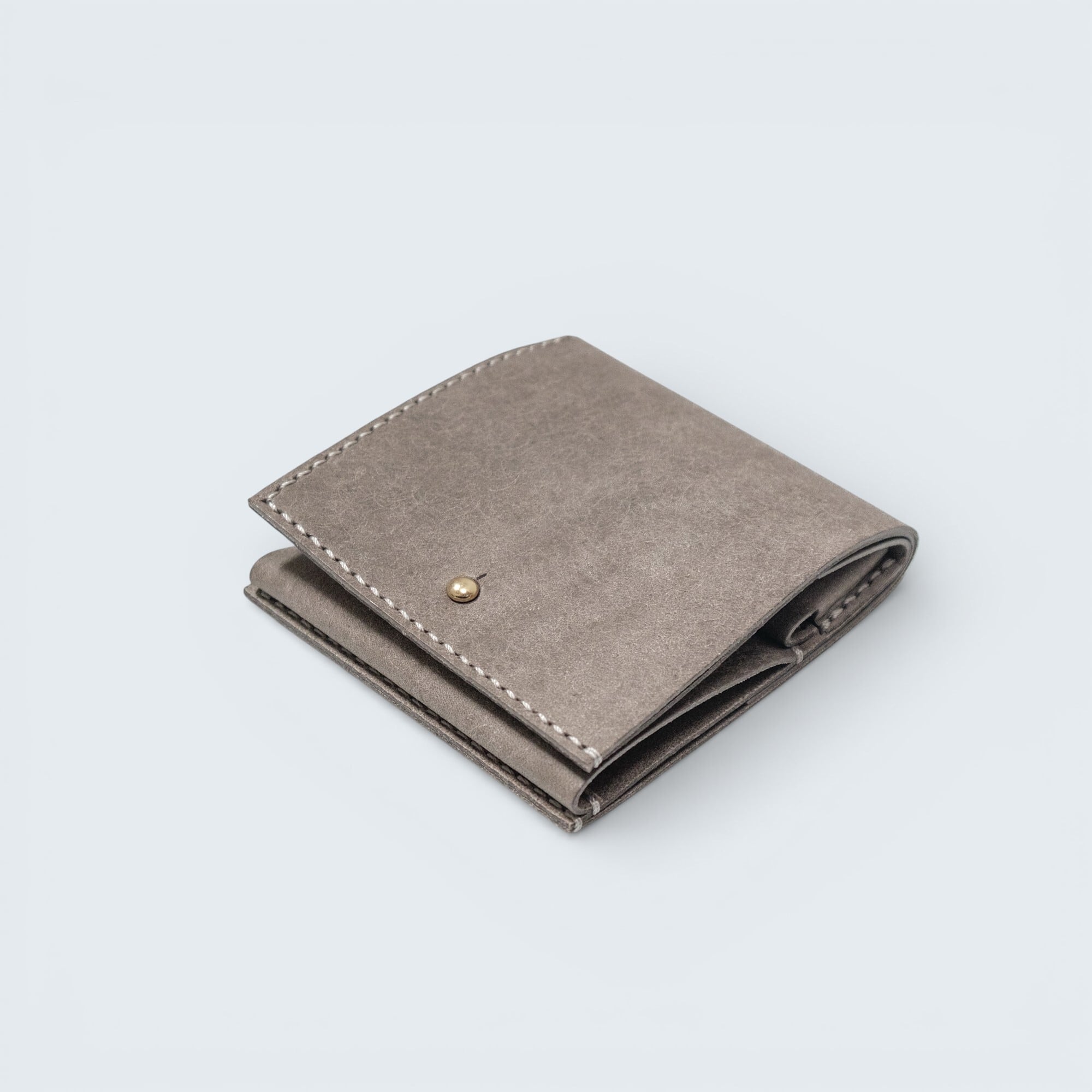 Sabrina Half ｜ 二つ折り財布 灰 | andloom（アンドルーム