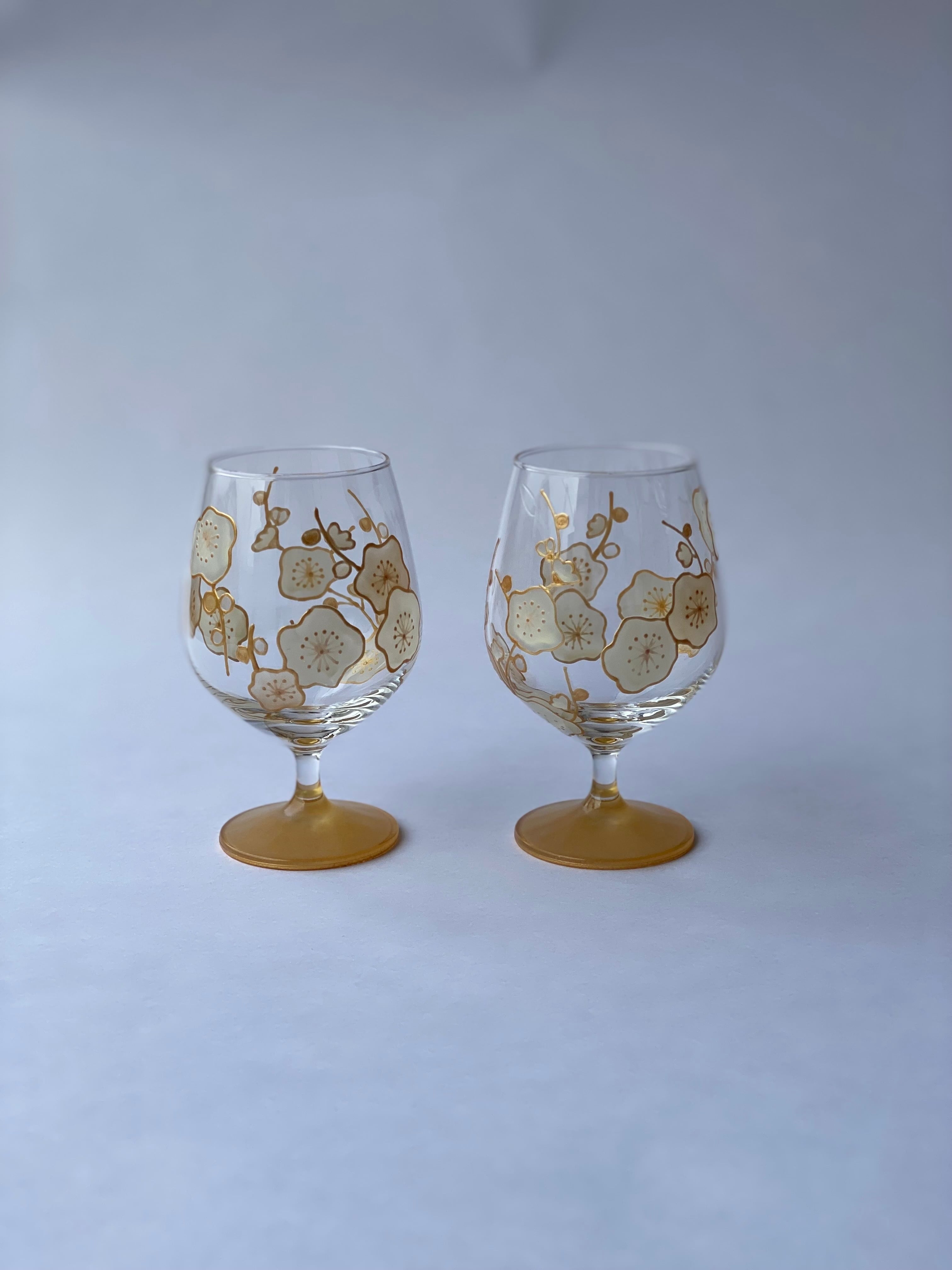 母の日ギフト》【淡桜 日本酒グラス】おちょこ 名入れグラス1個|還暦