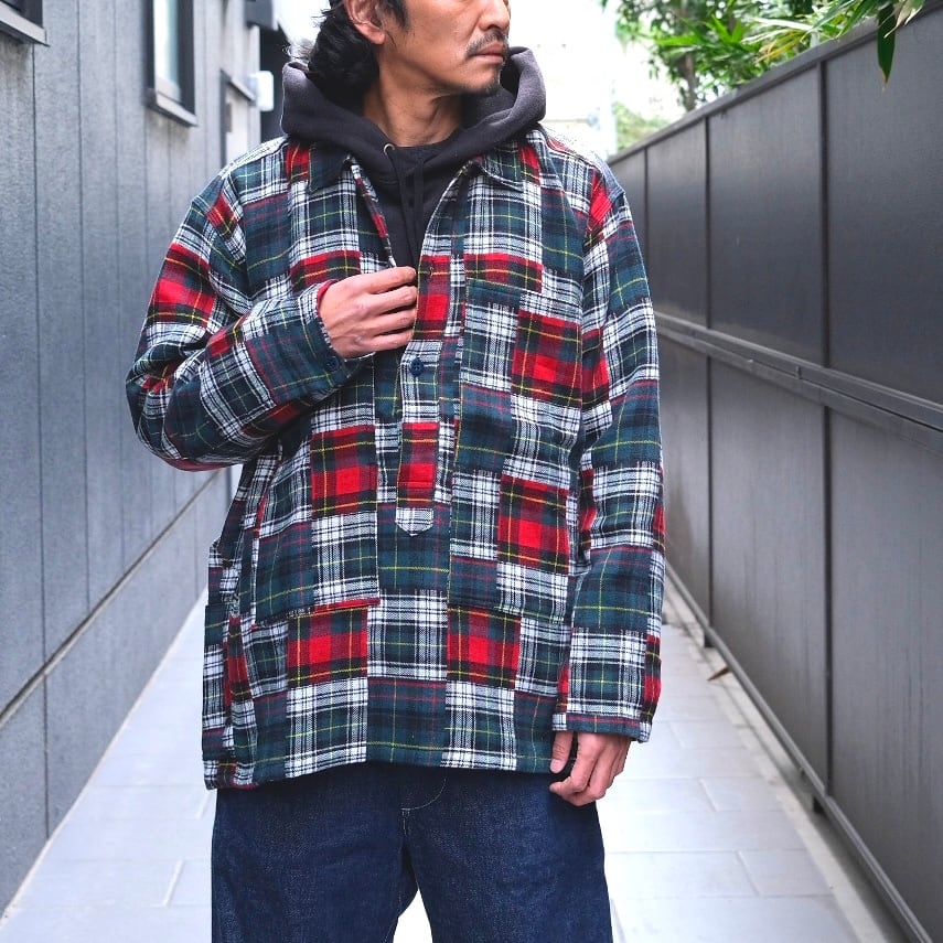 SASSAFRAS(ササフラス) T.P.Gardener Shell Half-Multi Check-(SF
